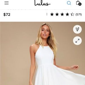 New with tag white dress